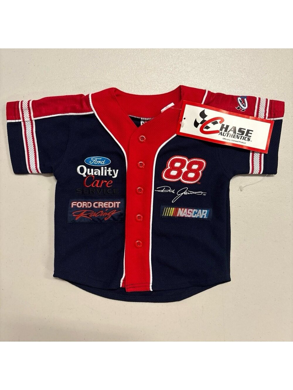 Chase Authentics NASCAR #88 Dale Jarrett Vintage 2T Jersey Ford Quality Care NWT